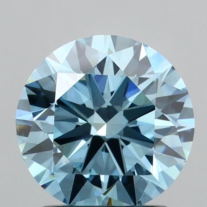 Ideal Loose Diamond - ROUND 1.51ct Fancy Vivid Blue VS1: Ideal Loose Diamond - ROUND 1.51ct Fancy Vivid Blue VS1 Source: This is a real non-mined Diamond that has been grown in a lab Shape: ROUND Carats: 1.51 Color: Fancy Vivid Blue Certification: IGI Video