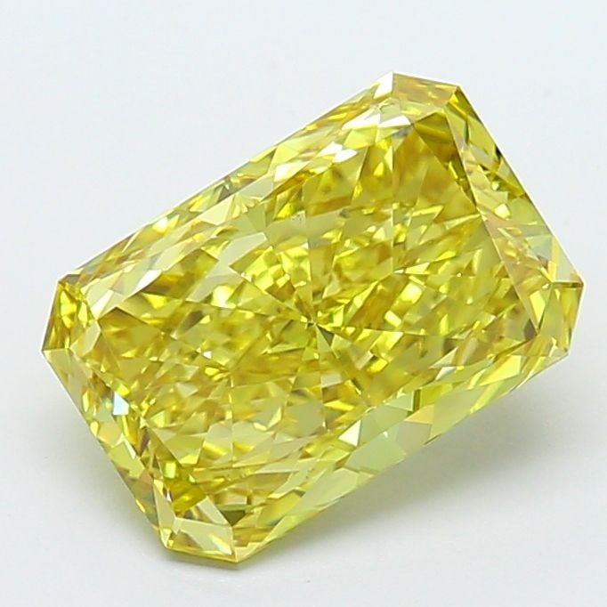 Loose Diamond - RADIANT 4.05ct Fancy Vivid Yellow VS1: Loose Diamond - RADIANT 4.05ct Fancy Vivid Yellow VS1 Source: This is a real non-mined Diamond that has been grown in a lab Shape: RADIANT Carats: 4.05 Color: Fancy Vivid Yellow Certification: IGI Vid