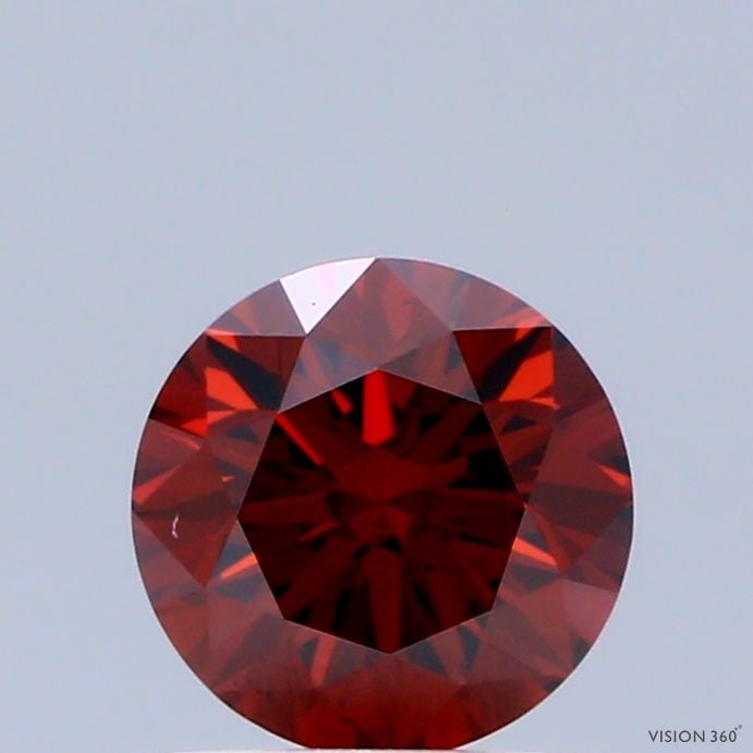 Loose Diamond - ROUND 0.65ct Fancy Deep Orange SI1: Loose Diamond - ROUND 0.65ct Fancy Deep Orange SI1 Source: This is a real non-mined Diamond that has been grown in a lab Shape: ROUND Carats: 0.65 Color: Fancy Deep Orange Certification: IGI Video: