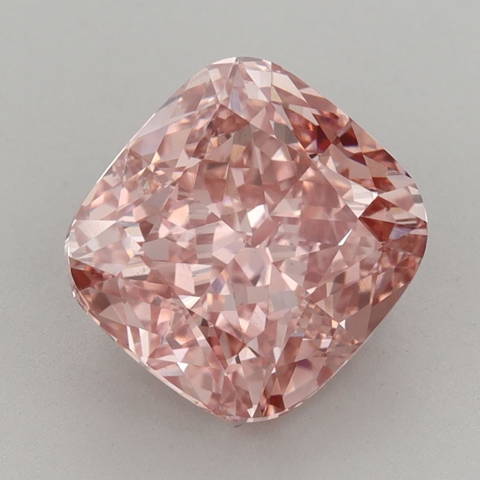 Loose Diamond - CUSHION MODIFIED 4.15ct Fancy Vivid Pink VS1: Loose Diamond - CUSHION MODIFIED 4.15ct Fancy Vivid Pink VS1 Source: This is a real non-mined Diamond that has been grown in a lab Shape: CUSHION MODIFIED Carats: 4.15 Color: Fancy Vivid Pink Certific