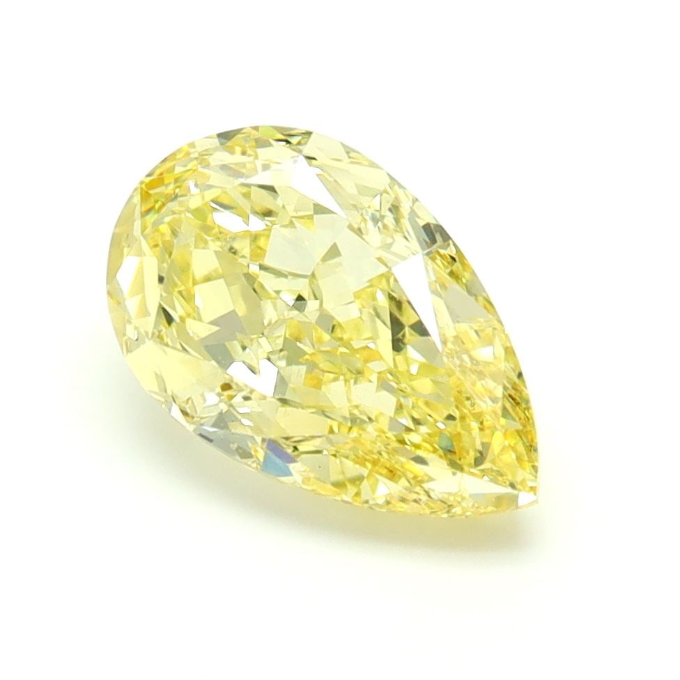 Loose Diamond - PEAR 2.04ct Fancy Intense Yellow VS1: Loose Diamond - PEAR 2.04ct Fancy Intense Yellow VS1 Source: This is a real non-mined Diamond that has been grown in a lab Shape: PEAR Carats: 2.04 Color: Fancy Intense Yellow Certification: IGI Video