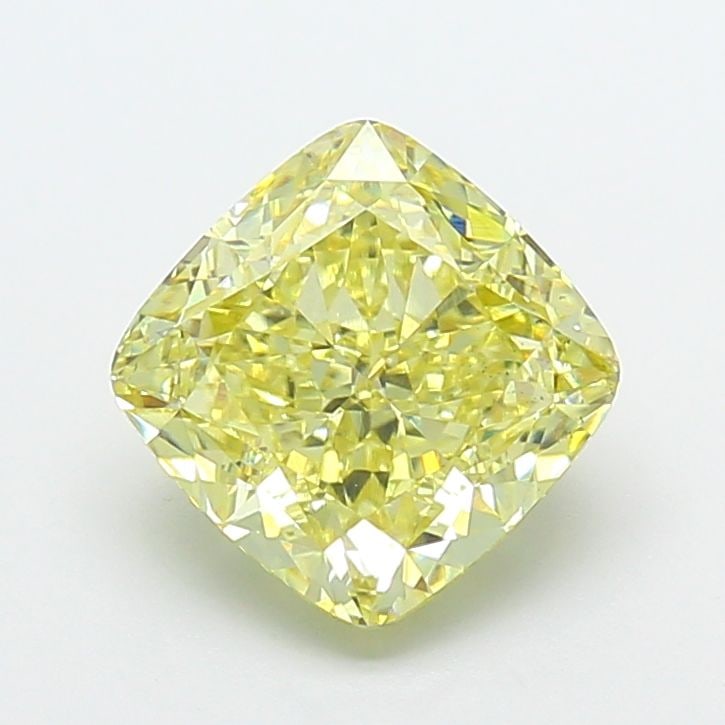 Loose Diamond - CUSHION MODIFIED 3.03ct Fancy Yellow VS2: Loose Diamond - CUSHION MODIFIED 3.03ct Fancy Yellow VS2 Source: This is a real non-mined Diamond that has been grown in a lab Shape: CUSHION MODIFIED Carats: 3.03 Color: Fancy Yellow Certification: I