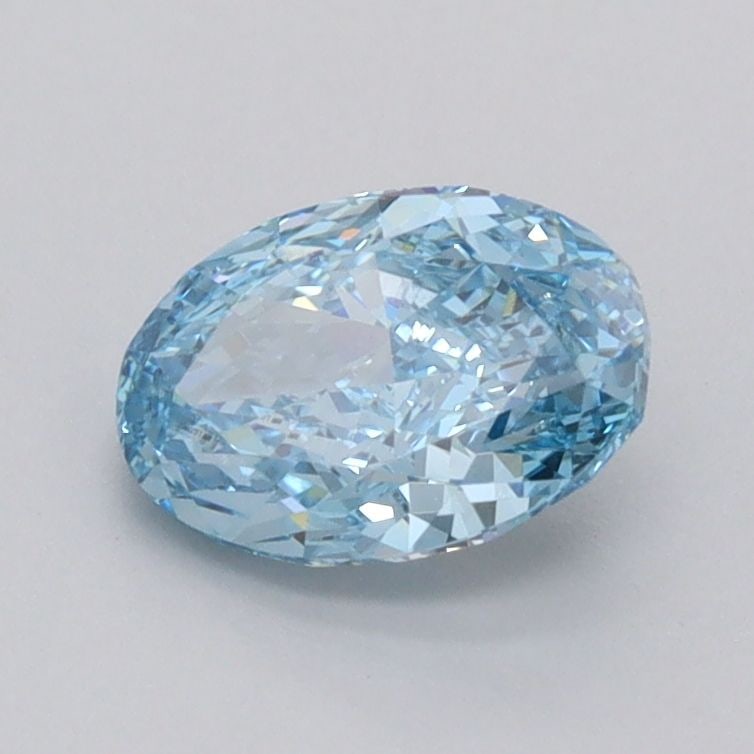 Loose Diamond - OVAL 1.02ct Fancy Vivid Blue VVS1: Loose Diamond - OVAL 1.02ct Fancy Vivid Blue VVS1 Source: This is a real non-mined Diamond that has been grown in a lab Shape: OVAL Carats: 1.02 Color: Fancy Vivid Blue Certification: IGI Video: