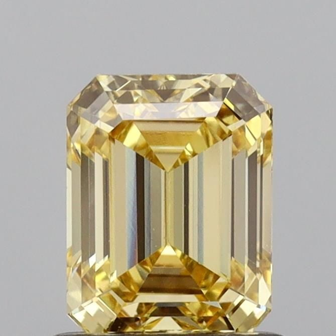 Loose Diamond - EMERALD 1.0ct Fancy Vivid Yellow VS1: Loose Diamond - EMERALD 1.0ct Fancy Vivid Yellow VS1 Source: This is a real non-mined Diamond that has been grown in a lab Shape: EMERALD Carats: 1.0 Color: Fancy Vivid Yellow Certification: NONE Vide