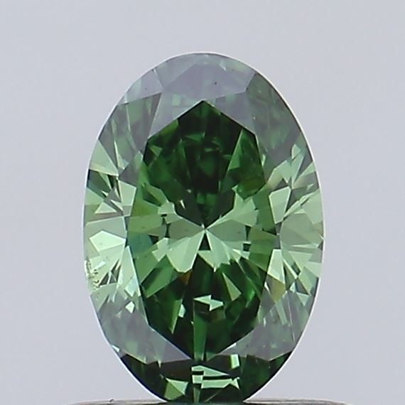 Loose Diamond - OVAL 0.3ct Fancy Vivid Green VS1: Loose Diamond - OVAL 0.3ct Fancy Vivid Green VS1 Source: This is a real non-mined Diamond that has been grown in a lab Shape: OVAL Carats: 0.3 Color: Fancy Vivid Green Certification: NONE Video: