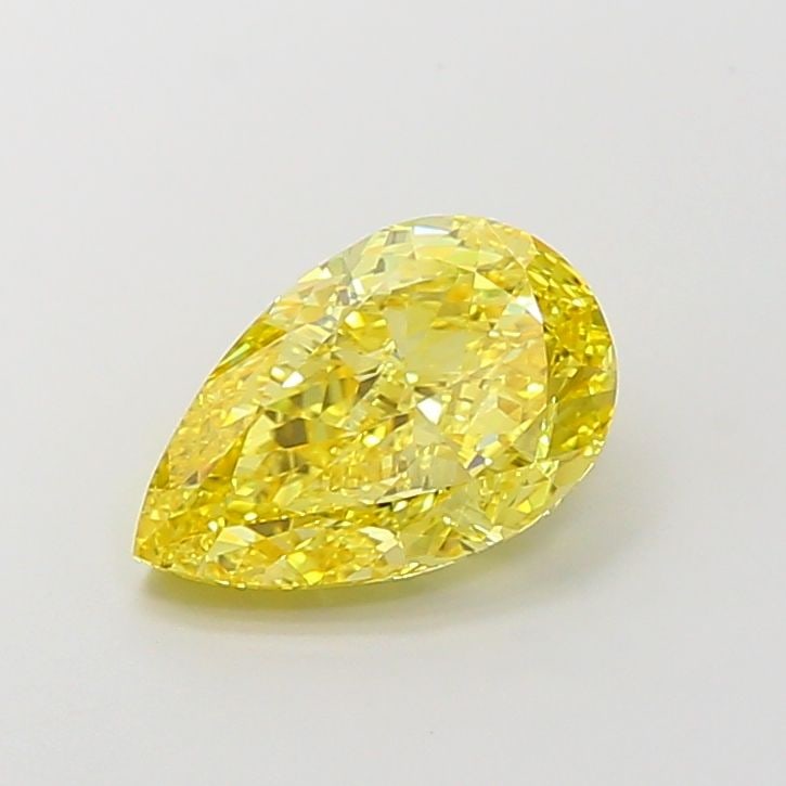 Loose Diamond - PEAR 3.63ct Fancy Intense Yellow VVS2: Loose Diamond - PEAR 3.63ct Fancy Intense Yellow VVS2 Source: This is a real non-mined Diamond that has been grown in a lab Shape: PEAR Carats: 3.63 Color: Fancy Intense Yellow Certification: IGI Vide