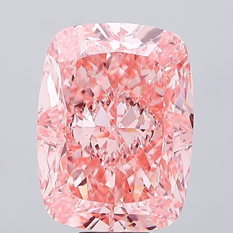 Loose Diamond - CUSHION MODIFIED 15.56ct Fancy Vivid Pink VS2: Loose Diamond - CUSHION MODIFIED 15.56ct Fancy Vivid Pink VS2 Source: This is a real non-mined Diamond that has been grown in a lab Shape: CUSHION MODIFIED Carats: 15.56 Color: Fancy Vivid Pink Certif