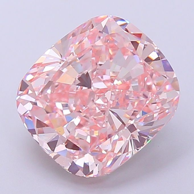 Loose Diamond - CUSHION MODIFIED 3.99ct Fancy Intense Pink VS1: Loose Diamond - CUSHION MODIFIED 3.99ct Fancy Intense Pink VS1 Source: This is a real non-mined Diamond that has been grown in a lab Shape: CUSHION MODIFIED Carats: 3.99 Color: Fancy Intense Pink Cert
