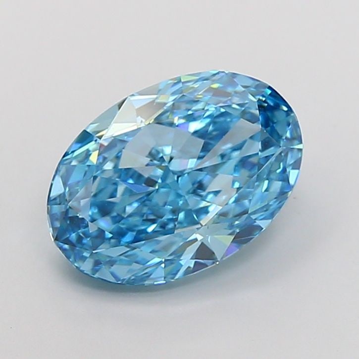 Loose Diamond - OVAL 3.64ct Fancy Vivid Blue VS1 (1 of 1)