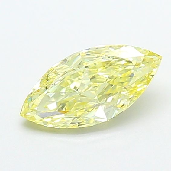Loose Diamond - MARQUISE 1.0ct Fancy Yellow VS1: Loose Diamond - MARQUISE 1.0ct Fancy Yellow VS1 Source: This is a real non-mined Diamond that has been grown in a lab Shape: MARQUISE Carats: 1.0 Color: Fancy Yellow Certification: IGI Video: