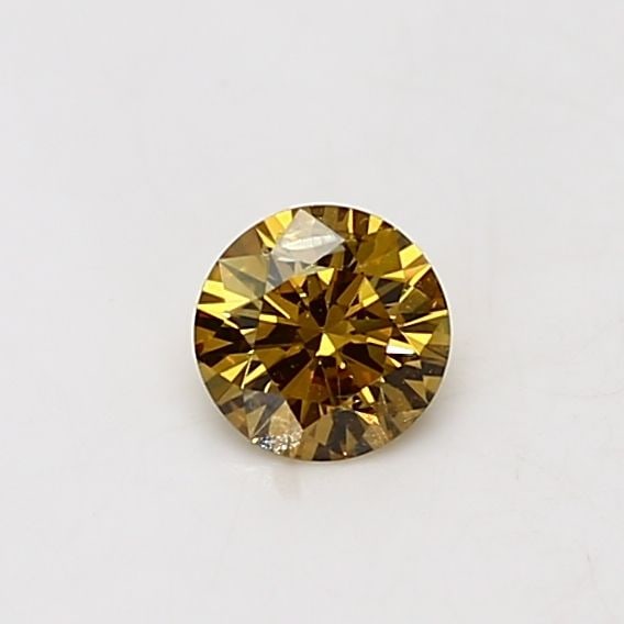 Loose Diamond - ROUND 0.33ct Fancy Deep Brownish Yellow: Loose Diamond - ROUND 0.33ct Fancy Deep Brownish Yellow Source: Natural Shape: ROUND Carats: 0.33 Color: Fancy Deep Brownish Yellow Certification: GIA Video: