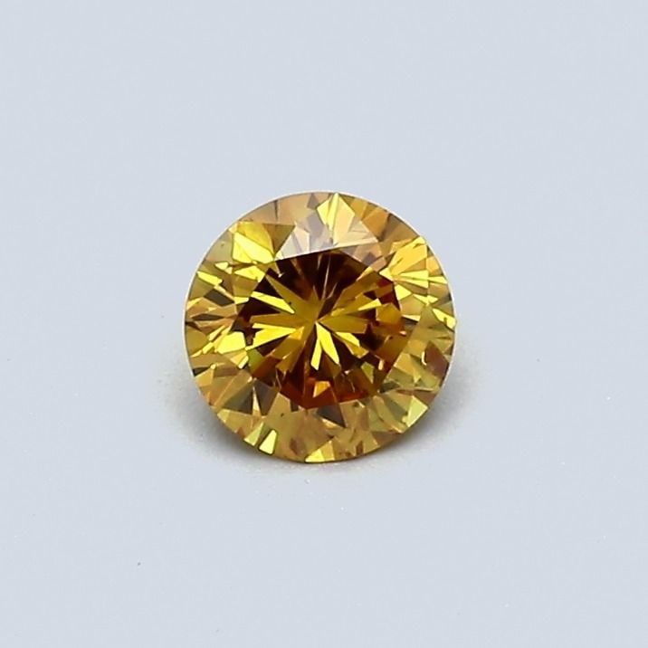 Loose Diamond - ROUND 0.29ct Fancy Vivid Orange Yellow SI2: Loose Diamond - ROUND 0.29ct Fancy Vivid Orange Yellow SI2 Source: Natural Shape: ROUND Carats: 0.29 Color: Fancy Vivid Orange Yellow Certification: GIA Video: