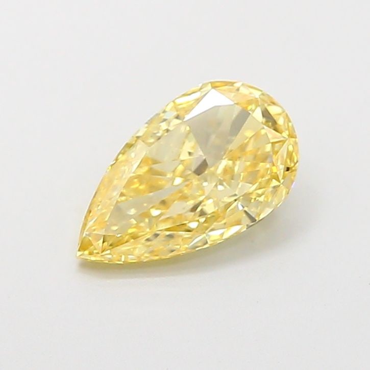 Loose Diamond - PEAR 1.01ct Fancy Intense Yellow VS1: Loose Diamond - PEAR 1.01ct Fancy Intense Yellow VS1 Source: This is a real non-mined Diamond that has been grown in a lab Shape: PEAR Carats: 1.01 Color: Fancy Intense Yellow Certification: IGI Video