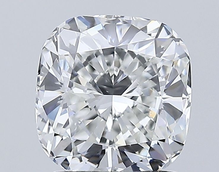Loose Diamond - CUSHION BRILLIANT 2.61ct F VS1: Loose Diamond - CUSHION BRILLIANT 2.61ct F VS1 Source: This is a real non-mined Diamond that has been grown in a lab Shape: CUSHION BRILLIANT Carats: 2.61 Color: F Clarity: VS1 Certification: IGI Vide