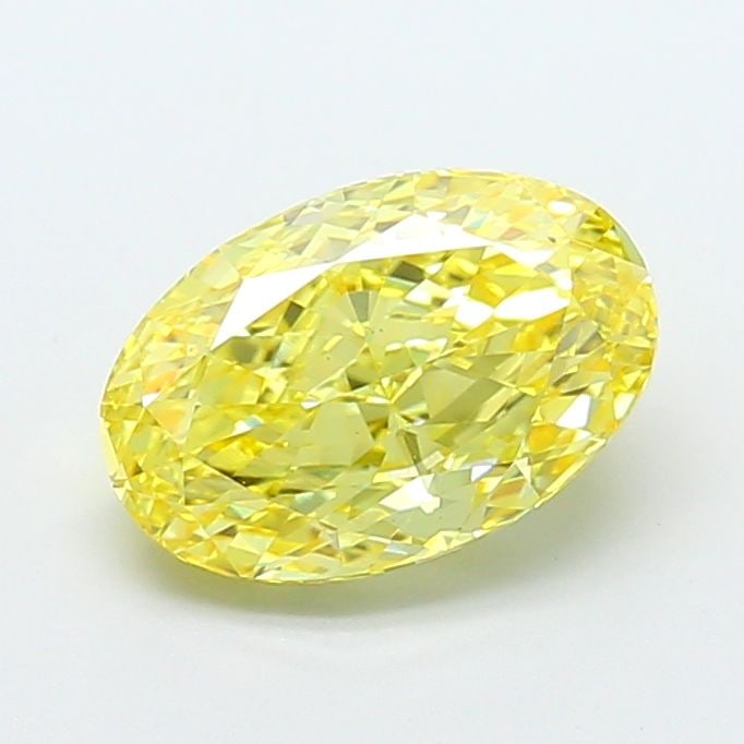 Loose Diamond - OVAL 2.53ct Fancy Intense Yellow VS1: Loose Diamond - OVAL 2.53ct Fancy Intense Yellow VS1 Source: This is a real non-mined Diamond that has been grown in a lab Shape: OVAL Carats: 2.53 Color: Fancy Intense Yellow Certification: IGI Video