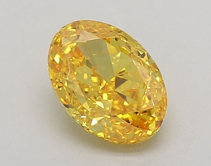 Loose Diamond - OVAL 1.53ct Fancy Vivid Yellow VVS2: Loose Diamond - OVAL 1.53ct Fancy Vivid Yellow VVS2 Source: This is a real non-mined Diamond that has been grown in a lab Shape: OVAL Carats: 1.53 Color: Fancy Vivid Yellow Certification: IGI Video: