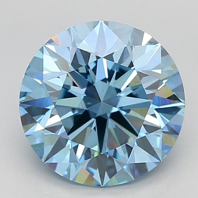 Ideal Loose Diamond - ROUND 4.07ct Fancy Vivid Blue VS2: Ideal Loose Diamond - ROUND 4.07ct Fancy Vivid Blue VS2 Source: This is a real non-mined Diamond that has been grown in a lab Shape: ROUND Carats: 4.07 Color: Fancy Vivid Blue Certification: IGI Video