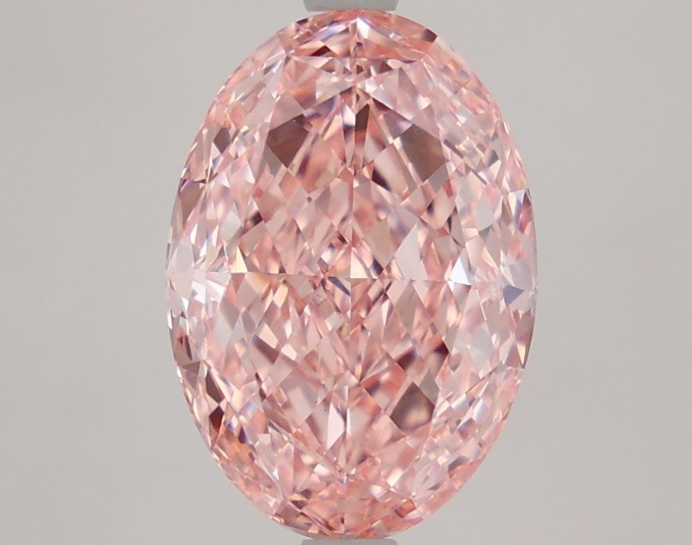 Loose Diamond - OVAL 3.62ct Fancy Vivid Pink VS1: Loose Diamond - OVAL 3.62ct Fancy Vivid Pink VS1 Source: This is a real non-mined Diamond that has been grown in a lab Shape: OVAL Carats: 3.62 Color: Fancy Vivid Pink Certification: IGI Video: