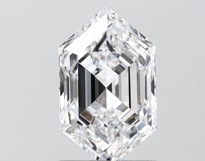 Loose Diamond - HEXAGONAL 1.32ct D VVS2: Loose Diamond - HEXAGONAL 1.32ct D VVS2 Source: This is a real non-mined Diamond that has been grown in a lab Shape: HEXAGONAL Carats: 1.32 Color: D Clarity: VVS2 Certification: IGI Video: