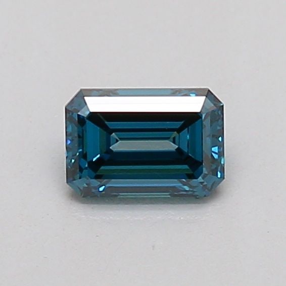 Loose Diamond - EMERALD 0.26ct Fancy Vivid Blue VS2: Loose Diamond - EMERALD 0.26ct Fancy Vivid Blue VS2 Source: This is a real non-mined Diamond that has been grown in a lab Shape: EMERALD Carats: 0.26 Color: Fancy Vivid Blue Certification: IGI The Dia