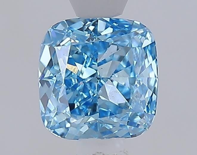 Loose Diamond - CUSHION MODIFIED 1.11ct Fancy Vivid Blue VVS2: Loose Diamond - CUSHION MODIFIED 1.11ct Fancy Vivid Blue VVS2 Source: This is a real non-mined Diamond that has been grown in a lab Shape: CUSHION MODIFIED Carats: 1.11 Color: Fancy Vivid Blue Certifi