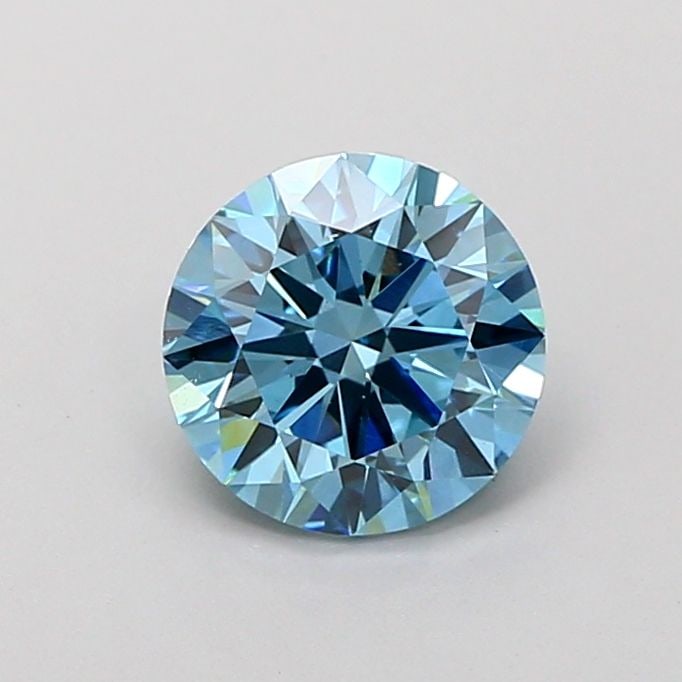 Loose Diamond - ROUND 1.51ct Fancy Vivid Blue VS1: Loose Diamond - ROUND 1.51ct Fancy Vivid Blue VS1 Source: This is a real non-mined Diamond that has been grown in a lab Shape: ROUND Carats: 1.51 Color: Fancy Vivid Blue Certification: IGI Video: