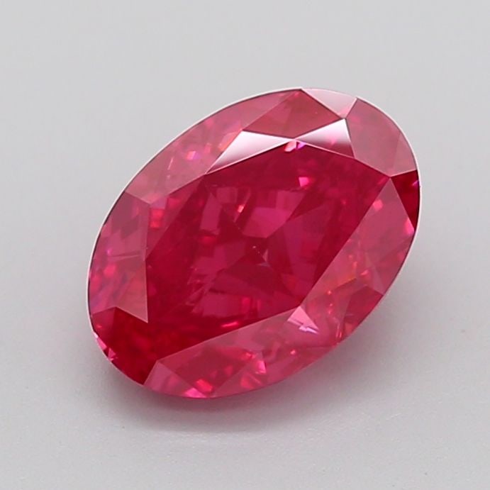 Loose Diamond - OVAL 3.07ct Fancy Vivid Pink VS2 (1 of 1)