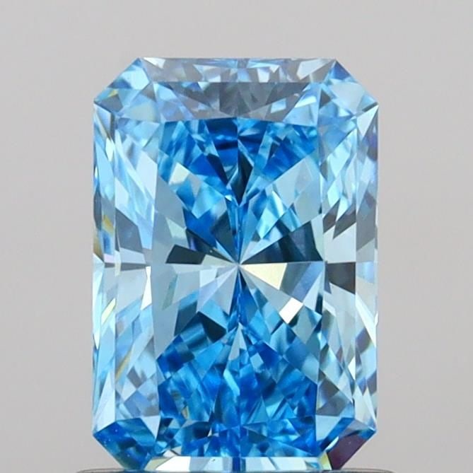 Loose Diamond - RADIANT 1.02ct Fancy Vivid Blue VVS2: Loose Diamond - RADIANT 1.02ct Fancy Vivid Blue VVS2 Source: This is a real non-mined Diamond that has been grown in a lab Shape: RADIANT Carats: 1.02 Color: Fancy Vivid Blue Certification: IGI Video: