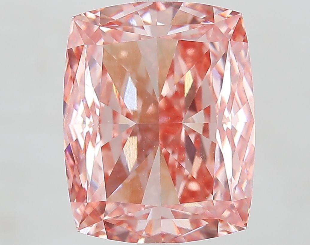 Loose Diamond - CUSHION MODIFIED 7.09ct Fancy Vivid Pink VVS2: Loose Diamond - CUSHION MODIFIED 7.09ct Fancy Vivid Pink VVS2 Source: This is a real non-mined Diamond that has been grown in a lab Shape: CUSHION MODIFIED Carats: 7.09 Color: Fancy Vivid Pink Certifi