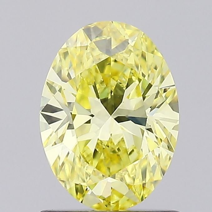Loose Diamond - OVAL 1.05ct Fancy Intense Yellow VVS2: Loose Diamond - OVAL 1.05ct Fancy Intense Yellow VVS2 Source: This is a real non-mined Diamond that has been grown in a lab Shape: OVAL Carats: 1.05 Color: Fancy Intense Yellow Certification: IGI Vide
