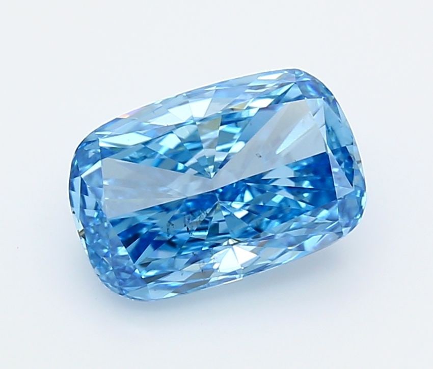 Loose Diamond - CUSHION MODIFIED 3.0ct Fancy Vivid Blue VS2: Loose Diamond - CUSHION MODIFIED 3.0ct Fancy Vivid Blue VS2 Source: This is a real non-mined Diamond that has been grown in a lab Shape: CUSHION MODIFIED Carats: 3.0 Color: Fancy Vivid Blue Certificat