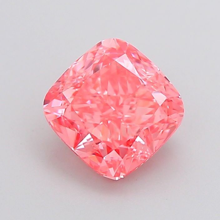 Loose Diamond - CUSHION MODIFIED 2.39ct Fancy Vivid Pink VVS2: Loose Diamond - CUSHION MODIFIED 2.39ct Fancy Vivid Pink VVS2 Source: This is a real non-mined Diamond that has been grown in a lab Shape: CUSHION MODIFIED Carats: 2.39 Color: Fancy Vivid Pink Certifi
