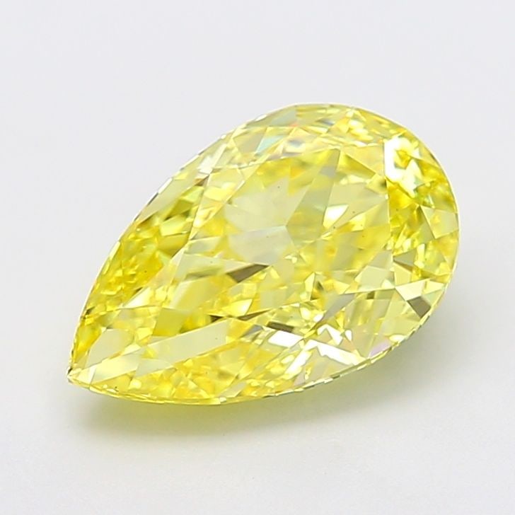 Loose Diamond - PEAR 4.0ct Fancy Vivid Yellow VS2: Loose Diamond - PEAR 4.0ct Fancy Vivid Yellow VS2 Source: This is a real non-mined Diamond that has been grown in a lab Shape: PEAR Carats: 4.0 Color: Fancy Vivid Yellow Certification: IGI Video: