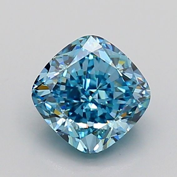 Loose Diamond - CUSHION MODIFIED 1.73ct Fancy Vivid Blue VS1: Loose Diamond - CUSHION MODIFIED 1.73ct Fancy Vivid Blue VS1 Source: This is a real non-mined Diamond that has been grown in a lab Shape: CUSHION MODIFIED Carats: 1.73 Color: Fancy Vivid Blue Certific