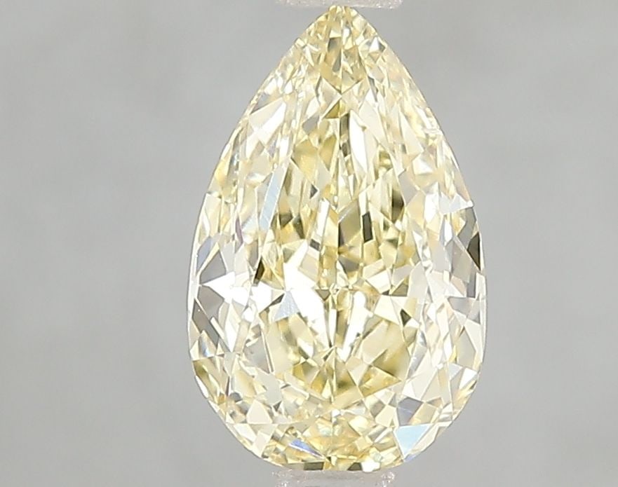 Loose Diamond - PEAR 1.53ct Fancy Intense Yellow VS2: Loose Diamond - PEAR 1.53ct Fancy Intense Yellow VS2 Source: This is a real non-mined Diamond that has been grown in a lab Shape: PEAR Carats: 1.53 Color: Fancy Intense Yellow Certification: IGI Video