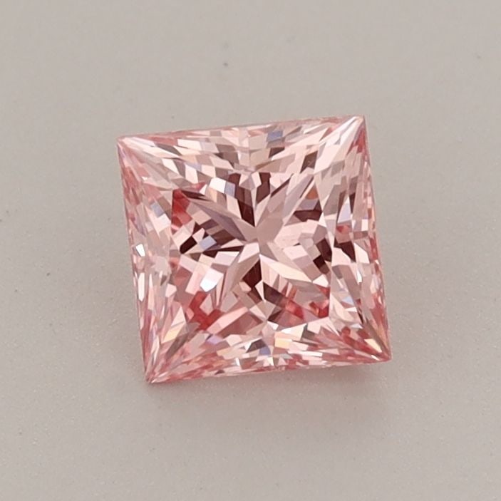 Loose Diamond - PRINCESS 0.68ct Fancy Vivid Pink VVS2: Loose Diamond - PRINCESS 0.68ct Fancy Vivid Pink VVS2 Source: This is a real non-mined Diamond that has been grown in a lab Shape: PRINCESS Carats: 0.68 Color: Fancy Vivid Pink Certification: IGI Vide