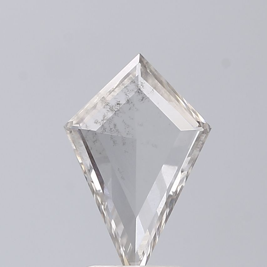 Loose Diamond - KITE 1.26ct Salt and Pepper SI2: Loose Diamond - KITE 1.26ct Salt and Pepper SI2 Source: This is a real non-mined Diamond that has been grown in a lab Shape: KITE Carats: 1.26 Color: Salt and Pepper Certification: NONE Video: