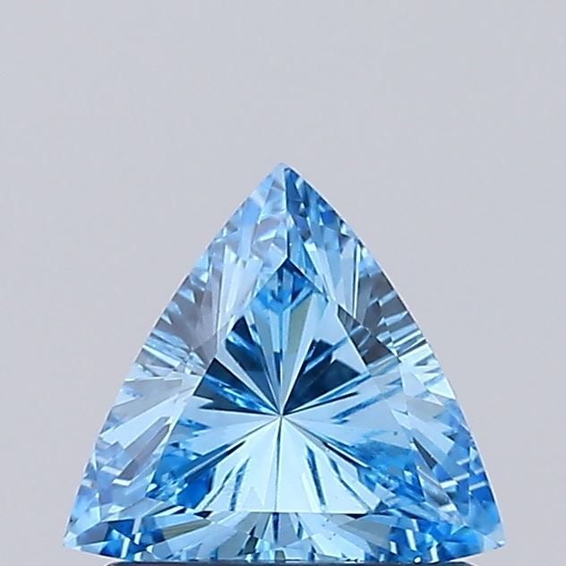 Loose Diamond - TRIANGULAR 0.63ct Fancy Vivid Blue VS1: Loose Diamond - TRIANGULAR 0.63ct Fancy Vivid Blue VS1 Source: This is a real non-mined Diamond that has been grown in a lab Shape: TRIANGULAR Carats: 0.63 Color: Fancy Vivid Blue Certification: IGI V