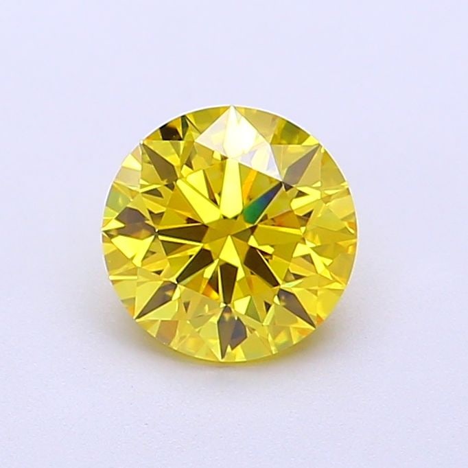 Ideal Loose Diamond - ROUND 1.03ct Fancy Vivid Yellow VVS1: Ideal Loose Diamond - ROUND 1.03ct Fancy Vivid Yellow VVS1 Source: This is a real non-mined Diamond that has been grown in a lab Shape: ROUND Carats: 1.03 Color: Fancy Vivid Yellow Certification: IGI 