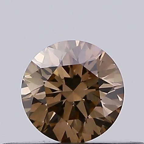 Loose Diamond - ROUND 0.23ct Fancy Brown VS1: Loose Diamond - ROUND 0.23ct Fancy Brown VS1 Source: Natural Shape: ROUND Carats: 0.23 Color: Fancy Brown Certification: NONE Video: