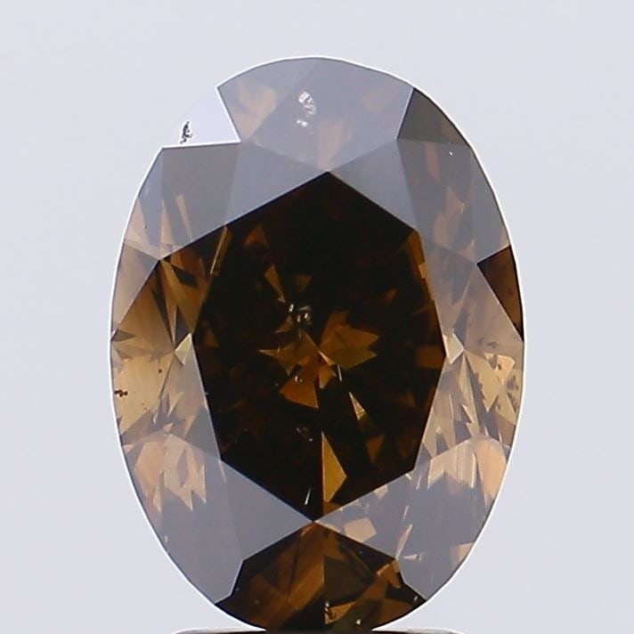 Loose Diamond - OVAL 3.08ct Fancy Brown SI2: Loose Diamond - OVAL 3.08ct Fancy Brown SI2 Source: Natural Shape: OVAL Carats: 3.08 Color: Fancy Brown Certification: NONE Video: