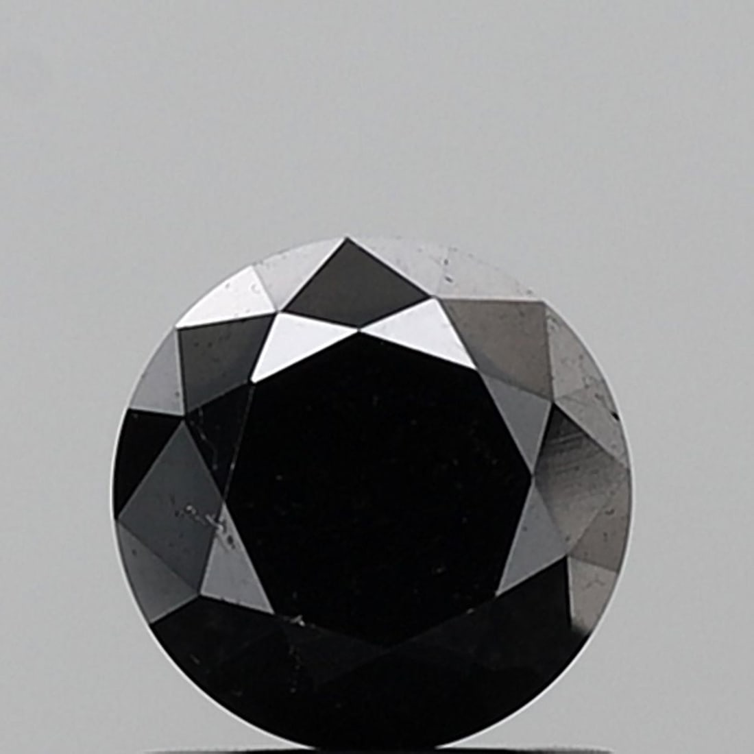 Loose Diamond - ROUND 1.21ct Fancy Black VS2: Loose Diamond - ROUND 1.21ct Fancy Black VS2 Source: Natural Shape: ROUND Carats: 1.21 Color: Fancy Black Certification: NONE Video: