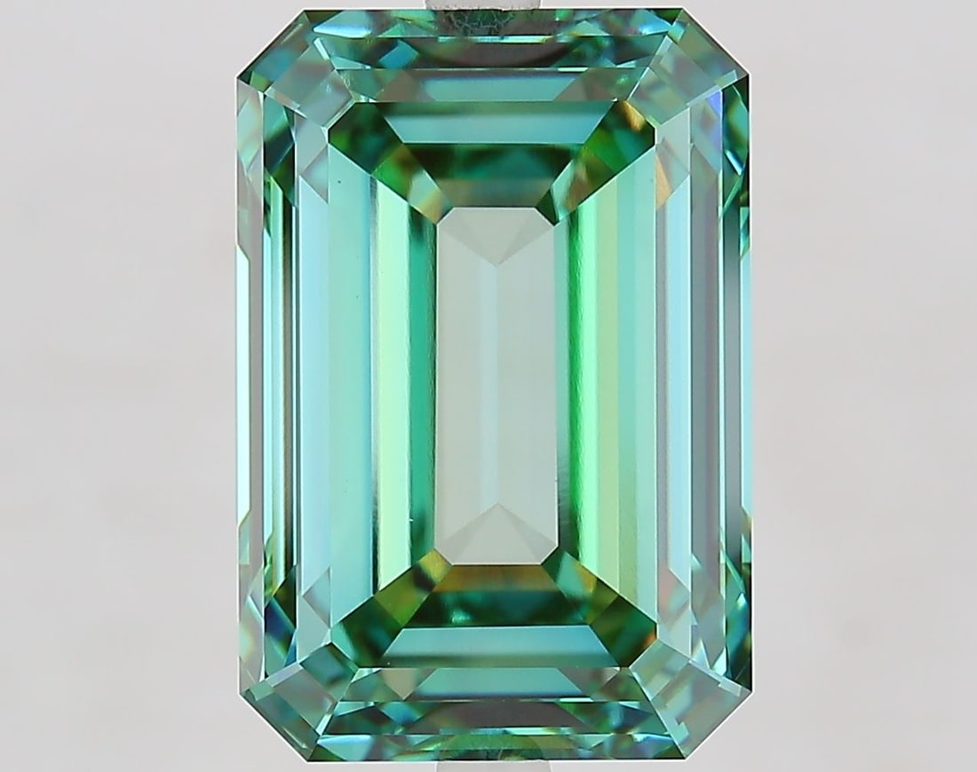 Loose Diamond - EMERALD 10.05ct Fancy Vivid Green VVS2 (1 of 1)