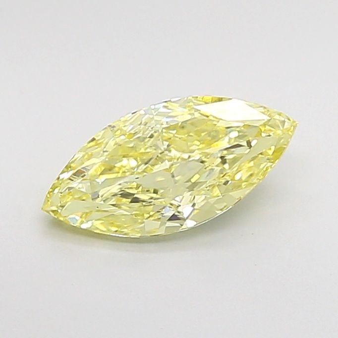 Loose Diamond - MARQUISE 1.0ct Fancy Yellow VS1: Loose Diamond - MARQUISE 1.0ct Fancy Yellow VS1 Source: This is a real non-mined Diamond that has been grown in a lab Shape: MARQUISE Carats: 1.0 Color: Fancy Yellow Certification: IGI Video: