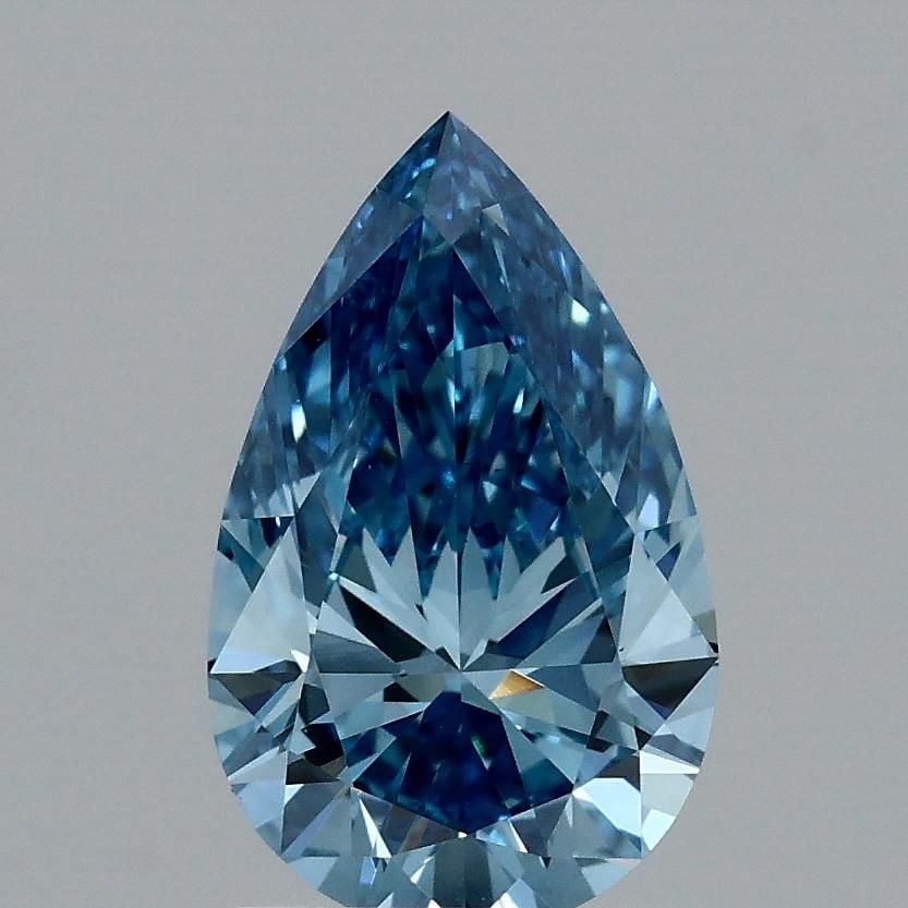 Loose Diamond - PEAR 1.5ct Fancy Vivid Blue VS1: Loose Diamond - PEAR 1.5ct Fancy Vivid Blue VS1 Source: This is a real non-mined Diamond that has been grown in a lab Shape: PEAR Carats: 1.5 Color: Fancy Vivid Blue Certification: IGI Video: