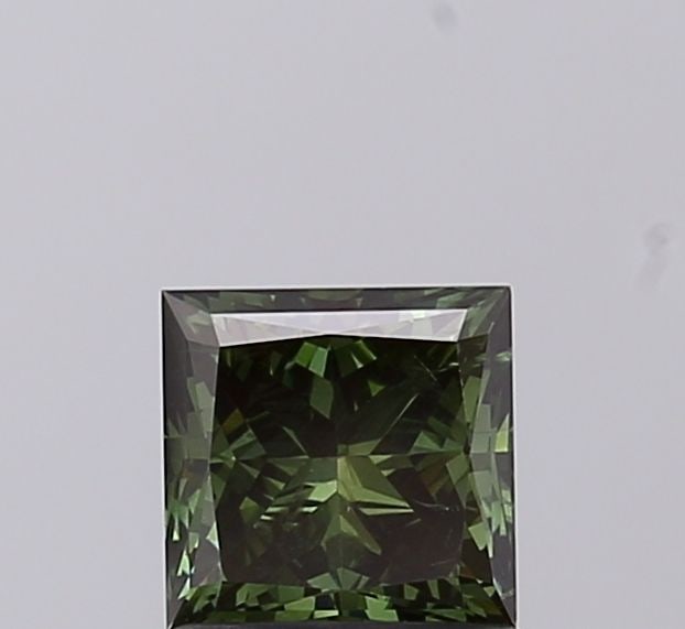 Loose Diamond - PRINCESS 1.02ct Fancy Vivid Green SI2: Loose Diamond - PRINCESS 1.02ct Fancy Vivid Green SI2 Source: This is a real non-mined Diamond that has been grown in a lab Shape: PRINCESS Carats: 1.02 Color: Fancy Vivid Green Certification: IGI Vid