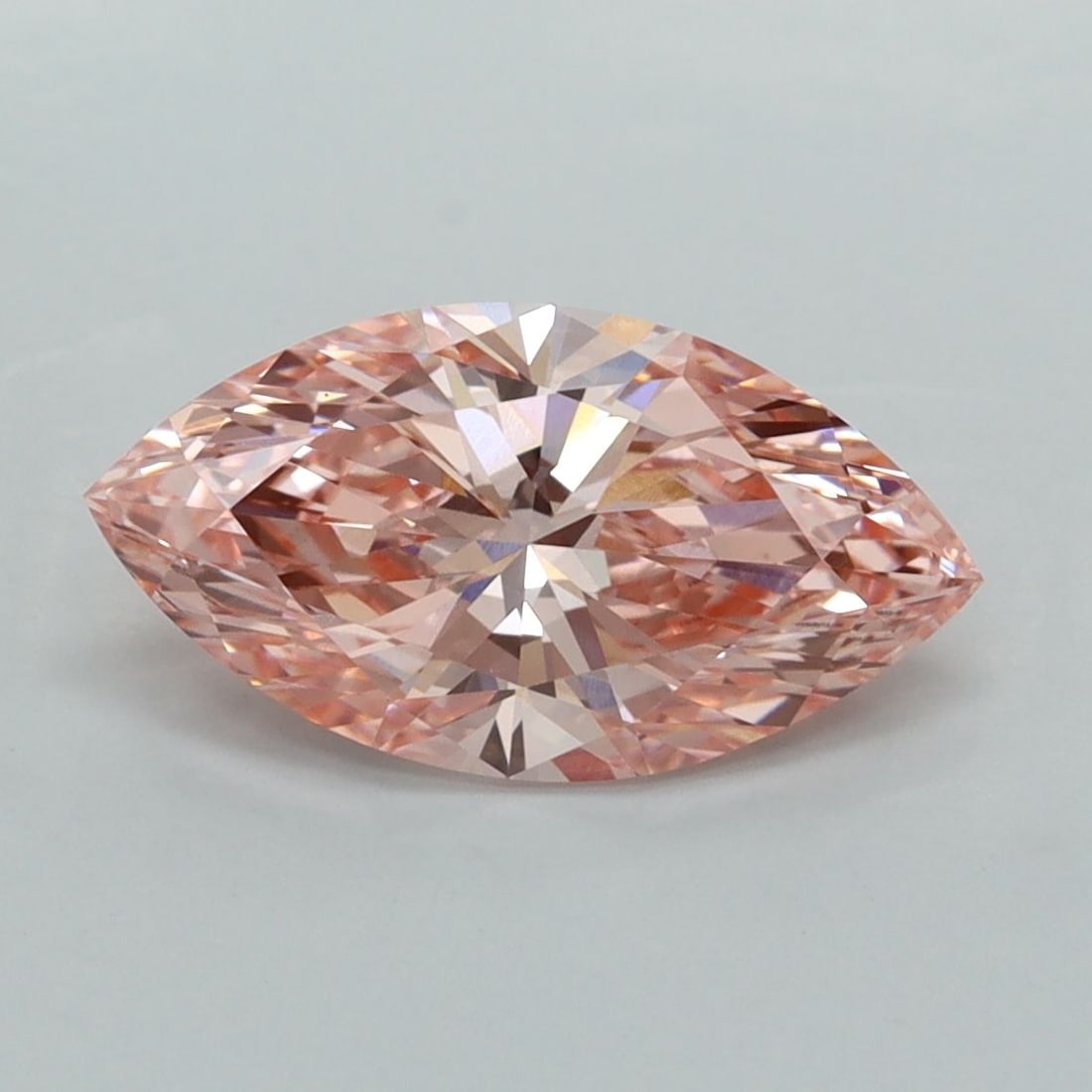 Loose Diamond - MARQUISE 2.07ct Fancy Vivid Pink VVS2: Loose Diamond - MARQUISE 2.07ct Fancy Vivid Pink VVS2 Source: This is a real non-mined Diamond that has been grown in a lab Shape: MARQUISE Carats: 2.07 Color: Fancy Vivid Pink Certification: IGI Vide