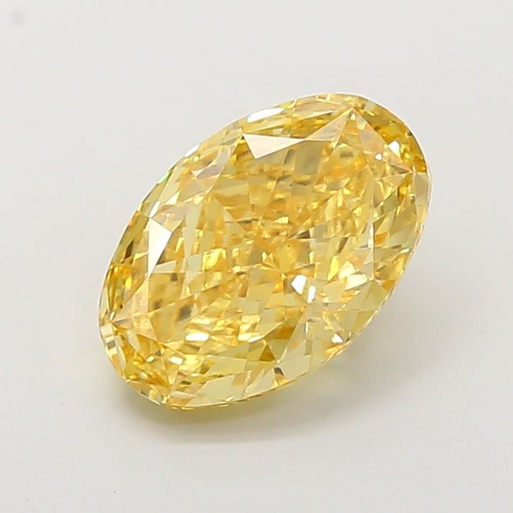 Loose Diamond - OVAL 3.04ct Fancy Intense Yellow VS2: Loose Diamond - OVAL 3.04ct Fancy Intense Yellow VS2 Source: This is a real non-mined Diamond that has been grown in a lab Shape: OVAL Carats: 3.04 Color: Fancy Intense Yellow Certification: IGI Video