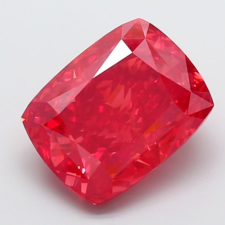 Loose Diamond - CUSHION MODIFIED 9.52ct Fancy Vivid Red VS2 (1 of 1)