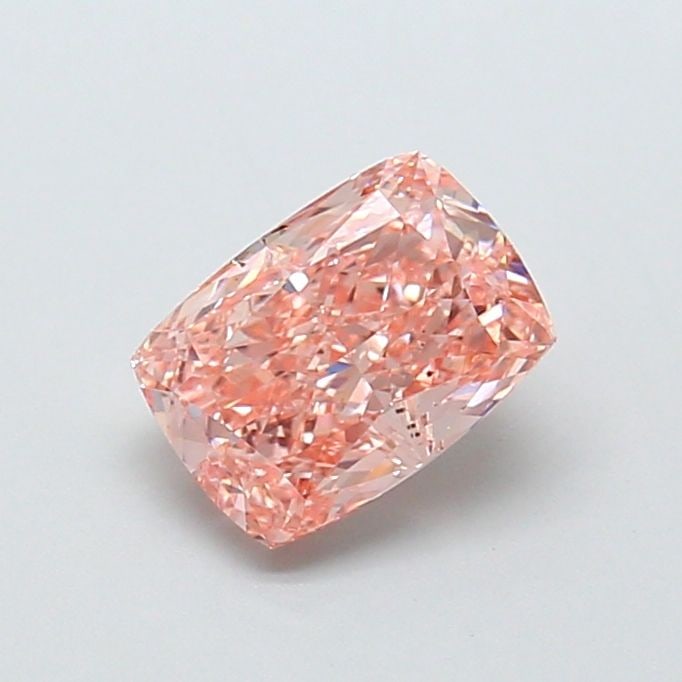 Loose Diamond - CUSHION MODIFIED 1.58ct Fancy Intense Pink VS2: Loose Diamond - CUSHION MODIFIED 1.58ct Fancy Intense Pink VS2 Source: This is a real non-mined Diamond that has been grown in a lab Shape: CUSHION MODIFIED Carats: 1.58 Color: Fancy Intense Pink Cert